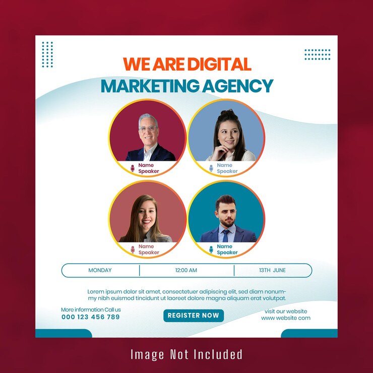 Digital Marketing Agency Webinar Promotion Flyer