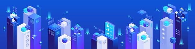 Digitalización de las imágenes isométricas de la industria financiera