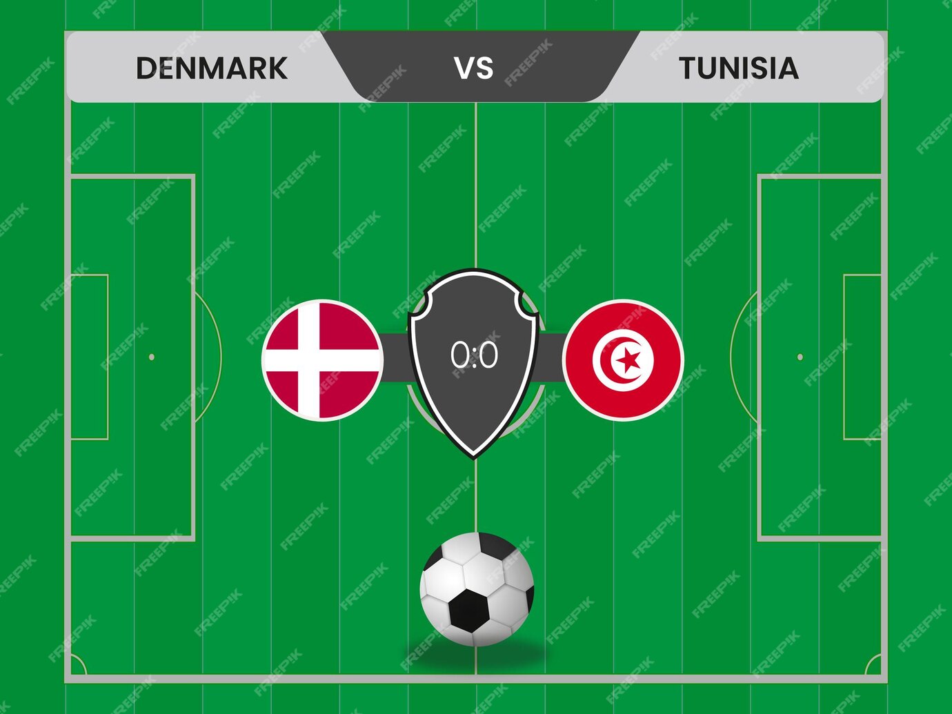 Dinamarca vs túnez, partido mundial de fútbol 2022, campeonato mundial