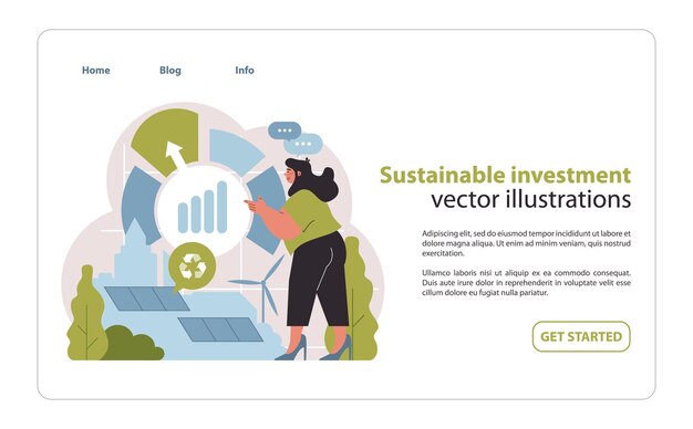 Dinámica de la inversión sostenible crecimiento verde a través de la energía renovable y el reciclaje financiación a