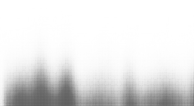 Una dinámica onda de medio tono en blanco y negro Un gráfico elegante para productos modernos