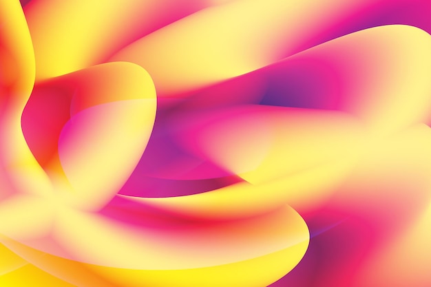 Dinámico y vibrante estilo ondulado creativo abstracto moderno con degradado de color excesivamente para un atractivo visual