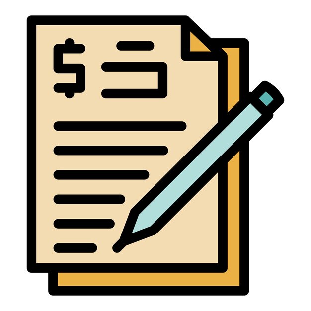 El dinero del banco, el papel, el icono, el contorno, el vector, el ingreso del trabajo, el sueño, el color rico, el plano.