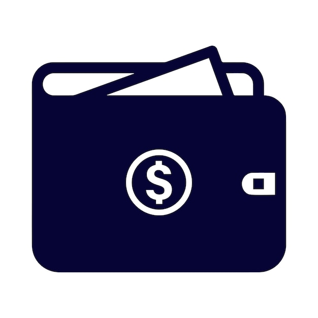 dinero billetera dinero en billetera dinero icono billetera
