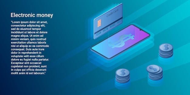 Dinero electrónico El concepto de pagos digitales y transferencias de dinero