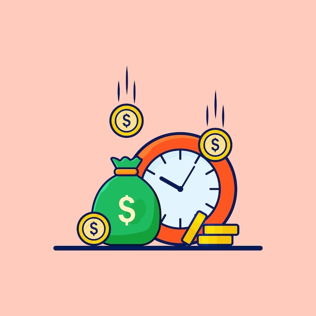 dinero finanzas dólar euro icono de diseño vectorial