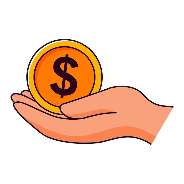 Dinero en la mano Pagar en dólares Ahorrar dinero