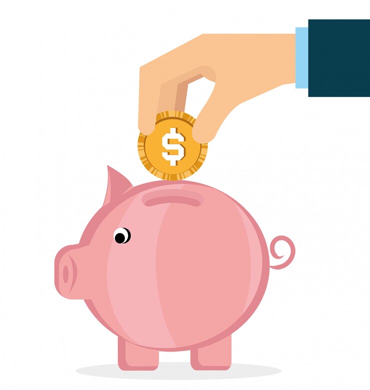 Dinero, vector, diseño, ilustración