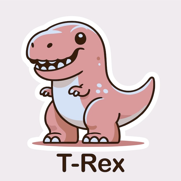 un dinosaurio con la palabra t t en él