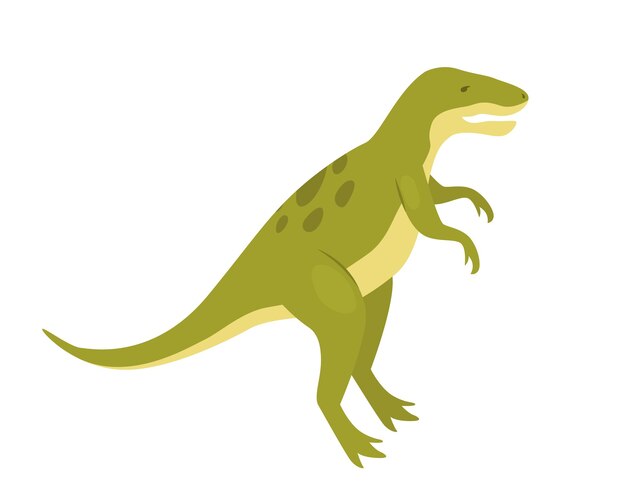 El dinosaurio raptor verde