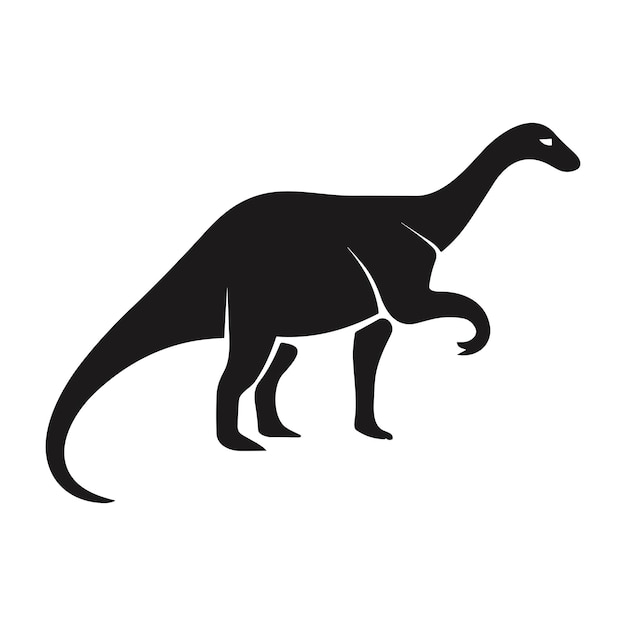 dinosaurio silueta icono signo raptor tiranosaurio símbolo diseño