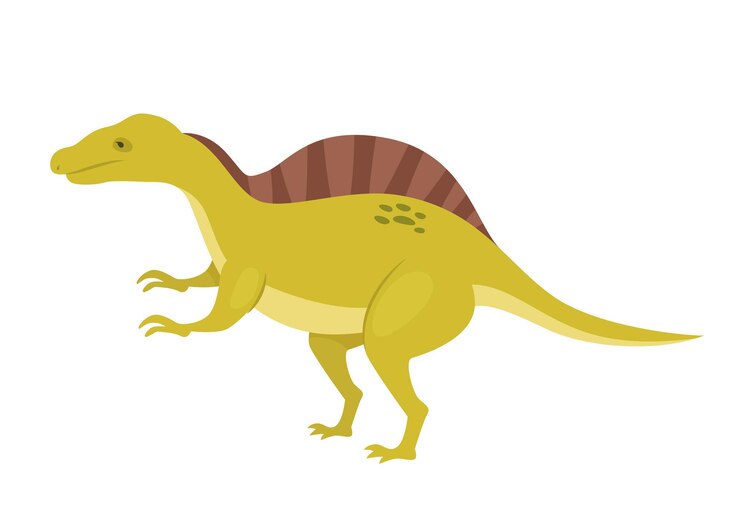 Vector el dinosaurio spinosaurus es un animal