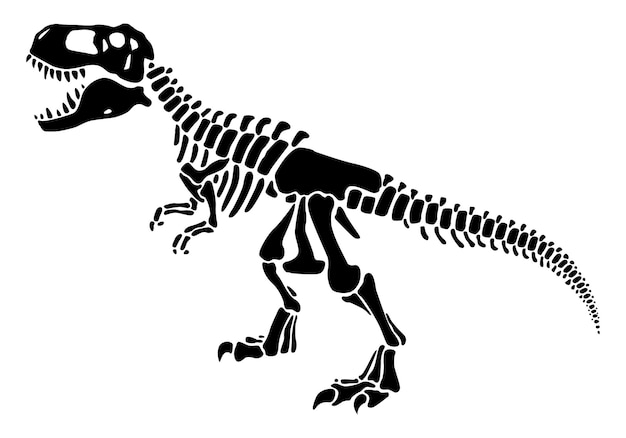 Vector dinosaurio tiranosaurio rex