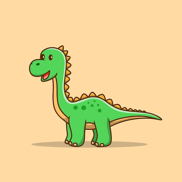 Vector dinosaurio verde