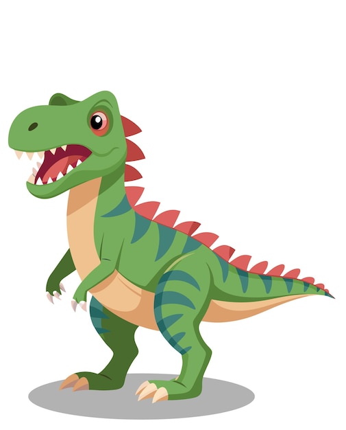 Dinosor es un personaje de dibujos animados en 2D.