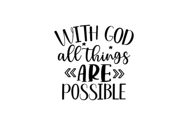 Con Dios todo es posible archivo vectorial