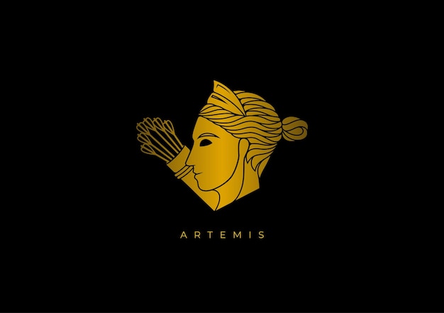 DIOSA DE LA CAZA LOGOTIPO ARTEMIS