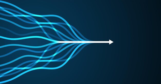 Dirección de la flecha abstracta Antecedentes tecnológicos