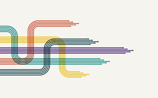Dirección de flecha abstracta Fondo de tecnología Alta velocidad Hitech