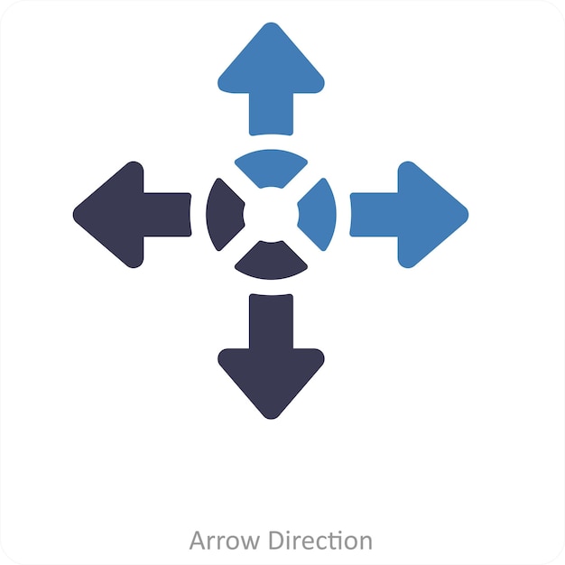 dirección de la flecha y ampliar el concepto de icono