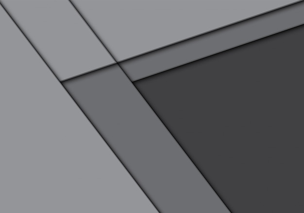Vector dirección de flecha de tono gris con fondo de espacio en blanco.
