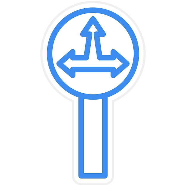 Direcciones de diseño vectorial Estilo del icono