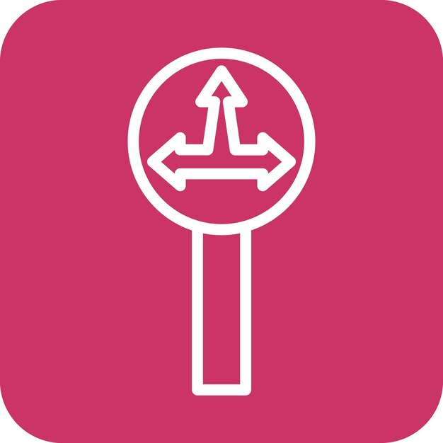 Direcciones de diseño vectorial Estilo del icono