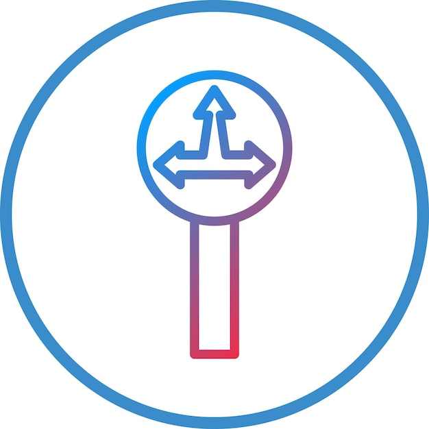 Direcciones de diseño vectorial Estilo del icono