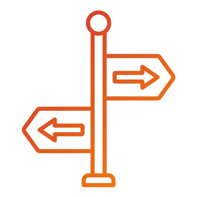 Direcciones de diseño vectorial Estilo del icono