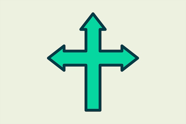 Direction icon icon related to UI elements suitable for web site app user interfaceselement printable etc flat line icon style simple vector design editable