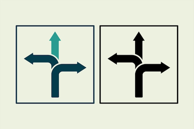 Direction icon icon related to UI elements suitable for web site app user interfaceselement printable etc solid icon style simple vector design editable