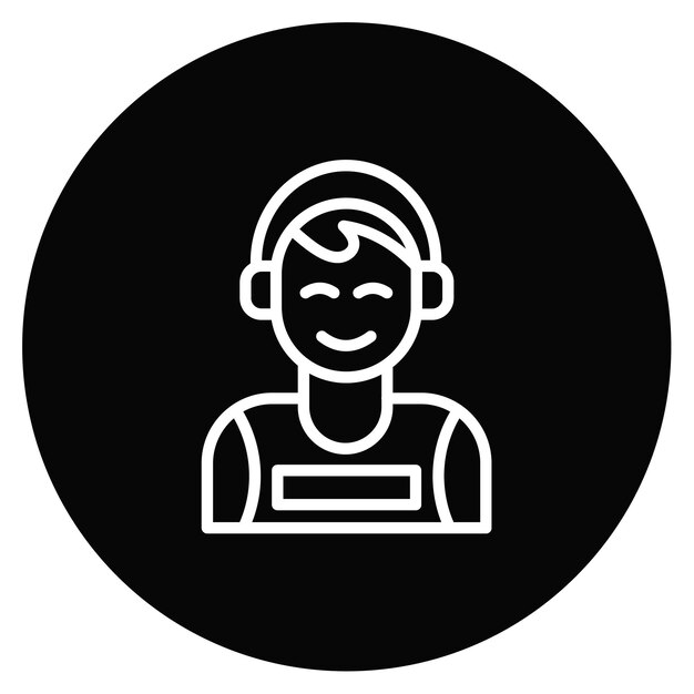 Director de cine Ilustración vectorial
