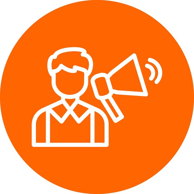 Director de diseño vectorial Estilo de icono