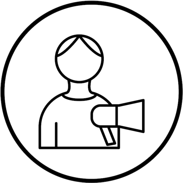 Director de diseño vectorial Estilo de icono