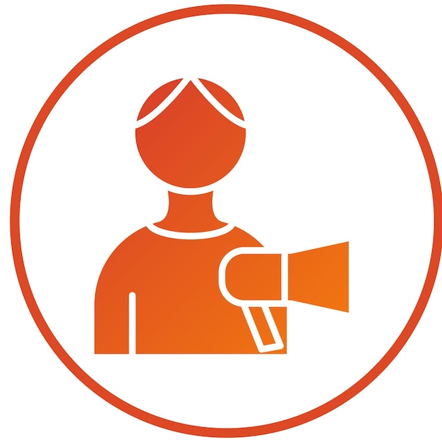 Director de diseño vectorial Estilo de icono