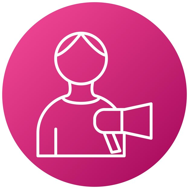 Director de diseño vectorial Estilo de icono