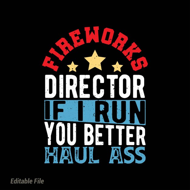 Director de fuegos artificiales Si te corro Mejor Haul Ass