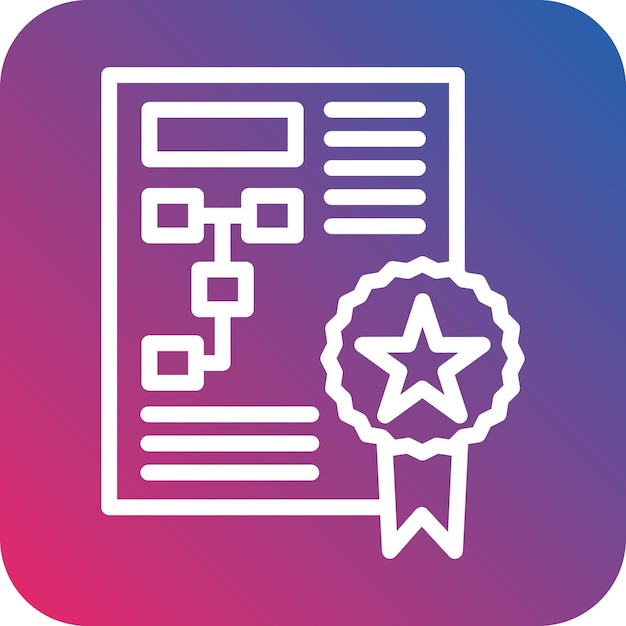 Directrices de diseño vectorial de la marca Estilo del icono