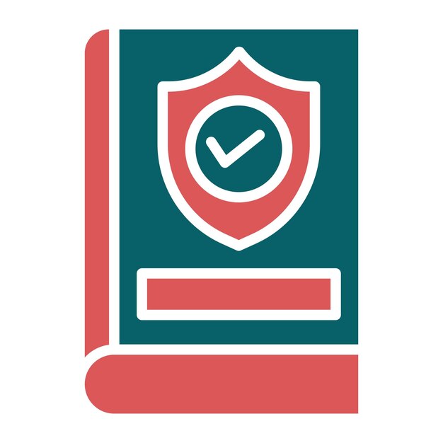 Directrices de seguridad de diseño vectorial Estilo del icono