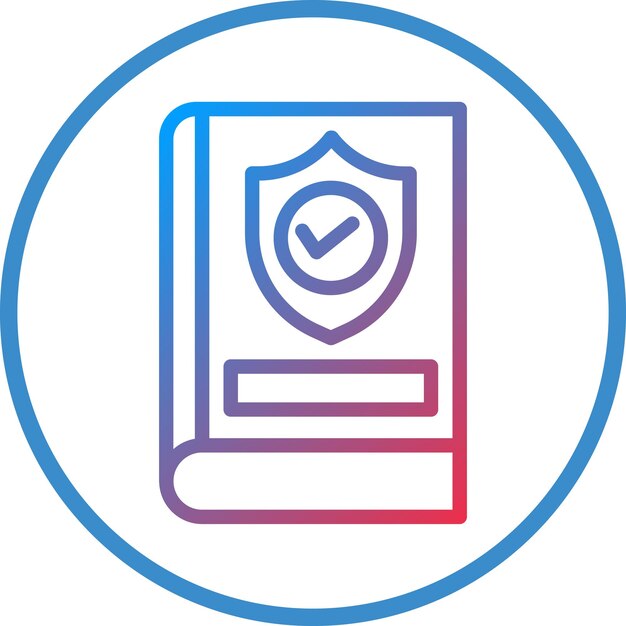 Directrices de seguridad de diseño vectorial Estilo del icono