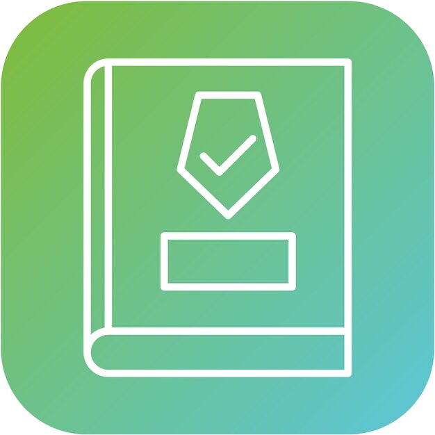 Directrices de seguridad de diseño vectorial Estilo del icono