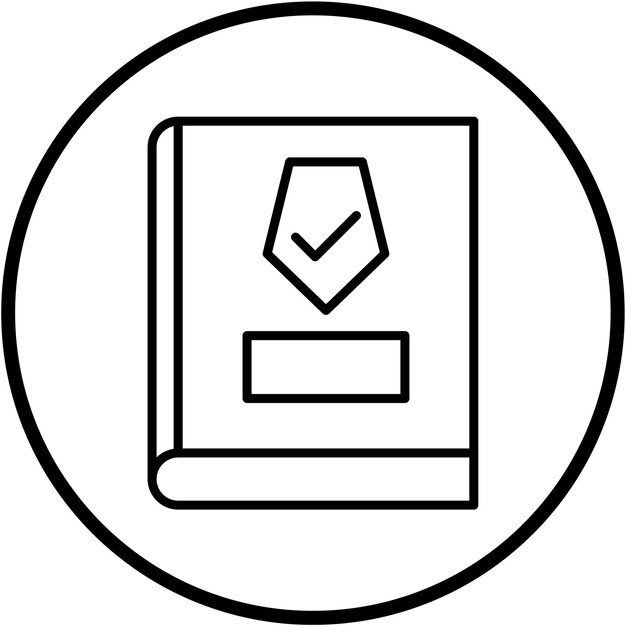 Directrices de seguridad de diseño vectorial Estilo del icono