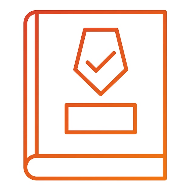 Directrices de seguridad de diseño vectorial Estilo del icono