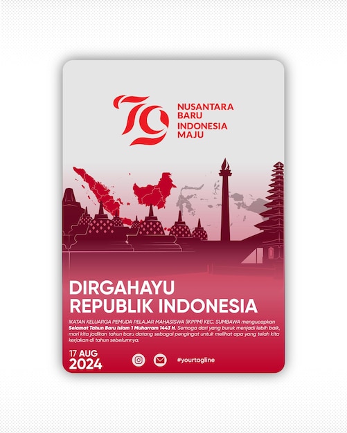 Dirgahayu de la República de Indonesia