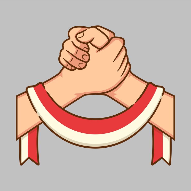 Dirgahayu Republik Indonesia Hari Kemerdekaan Dengan Desain Ilustrasi Vektor Tangan (La República de Indonesia es el país donde se encuentra la República de Indonesia)