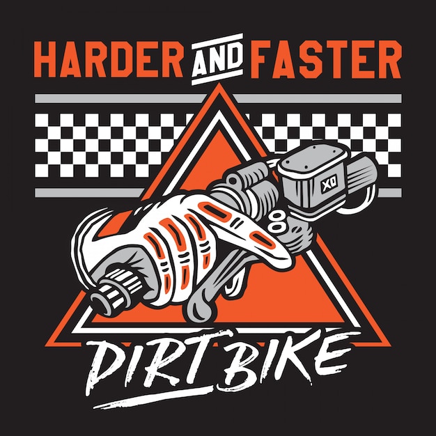 Vector dirt bike harde & faster