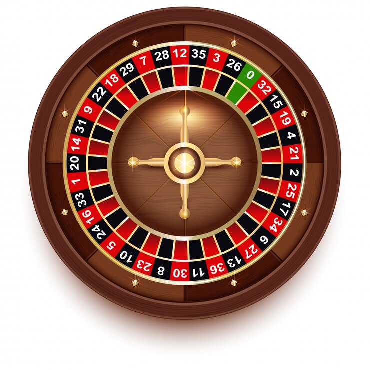 Disc Roulette para juegos de casino vista desde arriba