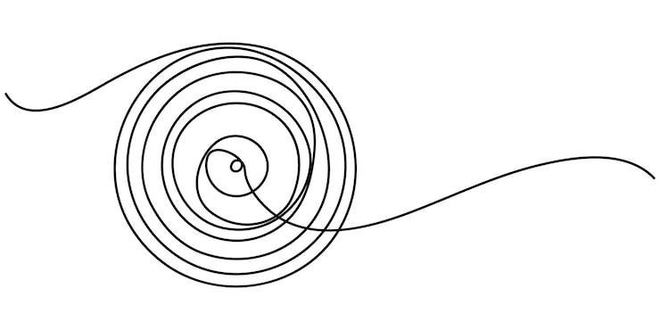 Vector disco lp de vinilo en un estilo de dibujo artístico de una línea ilustración vectorial plato giratorio de reproductor de discos de vinilo