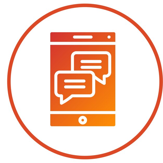 Discusión de diseño vectorial Estilo de icono