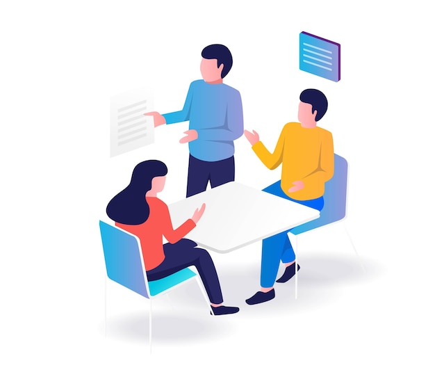Discusión en equipo para el desarrollo empresarial